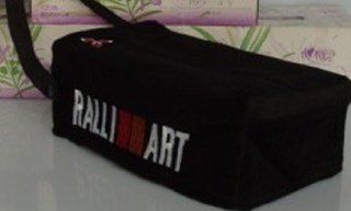 mitsubishi Ralliart Car Seat Tissue Box Cover Holder Case Black  