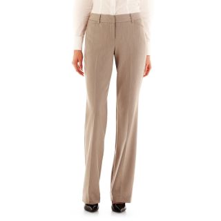 Worthington Modern Trouser Pants   Petite, Heather Tumbleweed, Womens