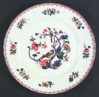 Bernardaud Vieux Rouen Dinner Plate, Fine China Dinnerware   Birds & Flowers, Ba