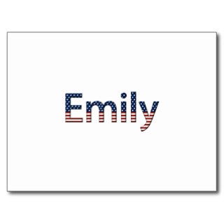 Emily Stars and Stripes Postcard