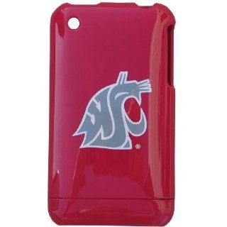 Washington State Cougars NCAA for Apple iPhone 3 3G 3GS Faceplate Hard Cover Protector Snap On Case fits AT&T Wireless Cell Phones & Accessories