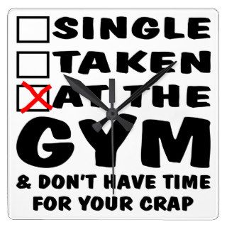 Single Taken At The Gym And Don’t Have Time For Wall Clocks