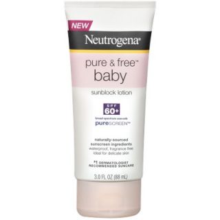 Neutrogena Pure & Free Baby Sunscreen Lotion Broad Spectrum SPF 60+