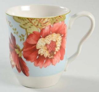 222 Fifth (PTS) Spring Botanicals Mug, Fine China Dinnerware   Floral & Butterfl
