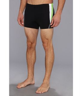 Speedo Fitness Splice Square Leg Mens Swimwear (Black)