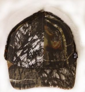 ith Ear Flaps For EaFitted Hat Wr Comfort/Cover   Green Camouflage S/M at  Mens Clothing store Headwear