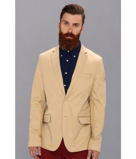 Scotch & Soda Bright Cotton Blazer with Handkerchief Mens Jacket (Beige)