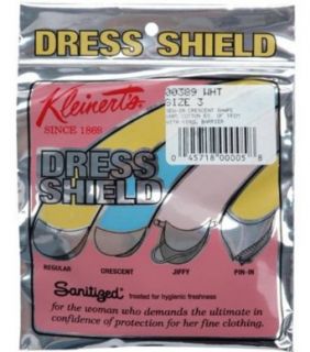 SEW IN CRESCENT SHAPE DRESS SHIELDS STYLE #389 (2, White)