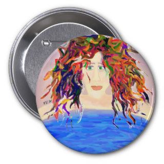 Earth Mother Art Pin