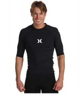 Hurley One Only S/S Surfshirt Mens Swimwear (Black)