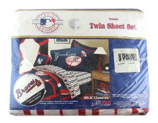 MLB Atlanta Braves Twin Bedding Comforter & Sheet Set   Bedding Collections