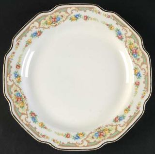 Mount Clemens Mildred (No Center Floral) Luncheon Plate, Fine China Dinnerware  