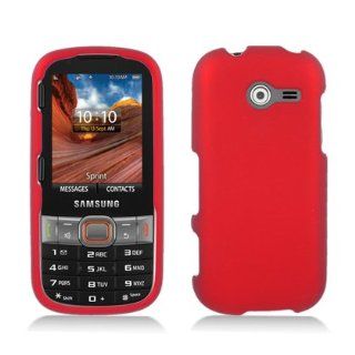 Aimo Wireless SAMM390PCLP003 Rubber Essentials Slim and Durable Rubberized Case for Samsung Array/Montage M390   Retail Packaging   Red Cell Phones & Accessories