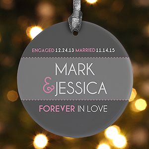 Forever In Love Personalized Ornament