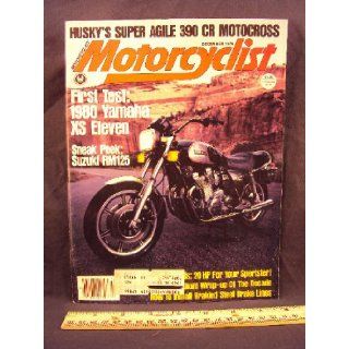 1979 79 December MOTORCYCLIST Magazine (Features Test on 1980 Yamaha SX Eleven & Husky 390 CR Motocross, + 1980 New Model Previews) Motorcyclist Books