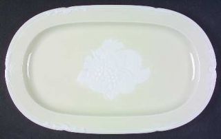 Chas Field Haviland Imperatrice Ivory Large Sandwich Tray, Fine China Dinnerware