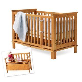 Today's Baby Langston Convertible Crib + FREE Toy Bench Toys & Games