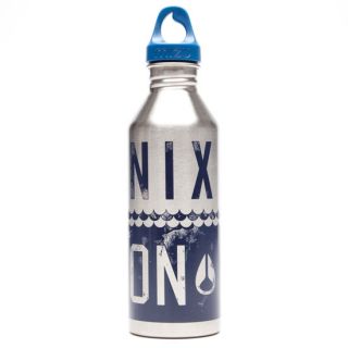 Nixon Waves M8 Water Bottle Silver One Size For Men 244171140