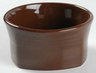 Homer Laughlin  Fiesta Chocolate (Newer) Square Soup/Cereal Bowl, Fine China Din