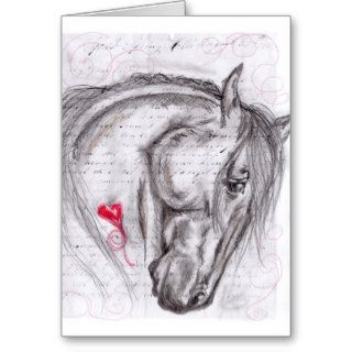 Love Letter Horse Card