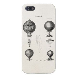 Vintage Hot Air Balloon Retro Airship Old Balloons iPhone 5/5S Cases