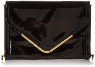 BCBGeneration Gwen The Higher Maintenance Clutch, Black, One Size Shoes