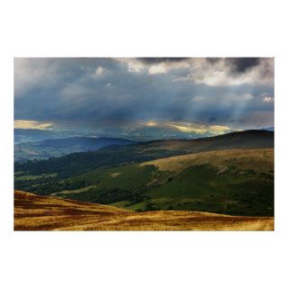 View Across the Brecon Beacons Posters