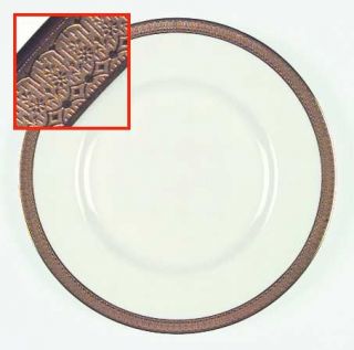 Royal Doulton Holyrood Dinner Plate, Fine China Dinnerware   Gold Encrusted Brdr