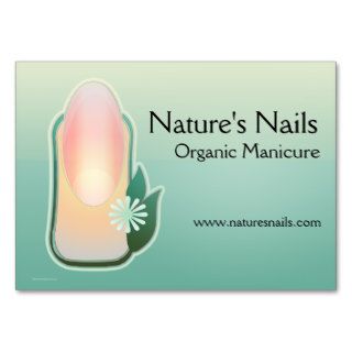 Nature's Nails Organic Manicure Business Cards