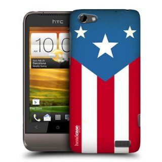 Head Case Designs USA Flag American Pride Hard Back Case Cover for HTC One V Cell Phones & Accessories