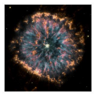 A Glowing Celestial Eye, Known As NGC6751 Posters