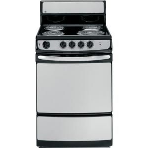 GE 24 in. 3.0 cu. ft. Electric Range in Stainless Steel JAS02SNSS