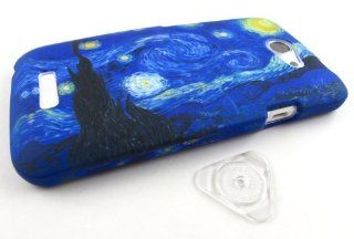 IMAGITOUCH(TM) 3 Item Combo For Hard Snap on Case Cover for HTC One X   Starry Night By Vincent Van Gogh (Package Includes Prying Tool and Stylus Pen) Cell Phones & Accessories
