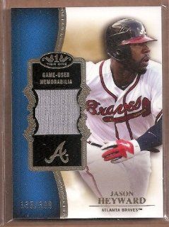 2012 Topps Tier One Relics #JH Jason Heyward 135/399 Jersey Sports Collectibles