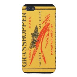 Grasshopper Safety Matches Label Covers For iPhone 5