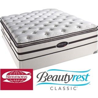 Beautyrest Classic Porter Plush Pillow top King size Mattress Set Simmons Beautyrest Mattresses