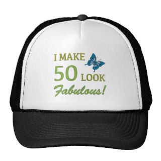 Fabulous 50th Birthday Gifts For Women Mesh Hats