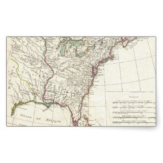 Thirteen Colonies Vintage Map (1776) Sticker