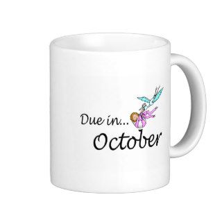 Due In October (Baby/Stork) Coffee Mugs