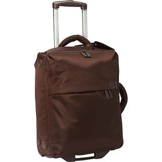 22 Foldable 2 Wheeled Carry On Espresso   Lipault Paris Small Rol