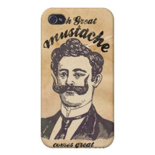With great mustache, comes great responsibility covers for iPhone 4