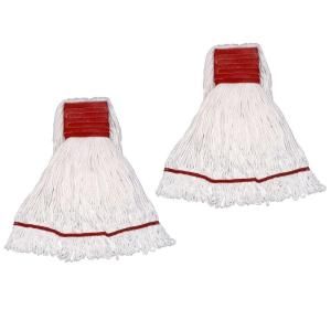 Ti Dee American Small 4 Ply Looped End Cotton Mop with 5 in. Band (2 Pack) 6510 2
