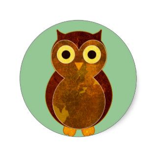 Little Brown Owl Stickers