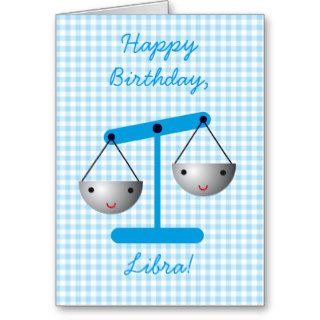 Happy Birthday, Libra Greeting Cards