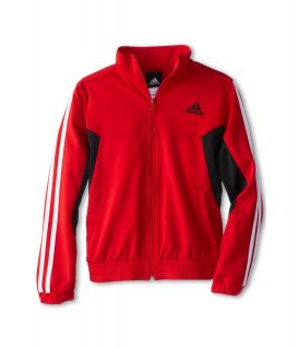 adidas Kids Global Tricot Jacket Boys Coat (Red)