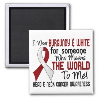 Means The World To Me 2 Head And Neck Cancer Magnets