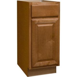 Hampton Bay 15x34.5x24 in. Base Cabinet with Ball Bearing Drawer Glides in Cambria Harvest KB15 CHR