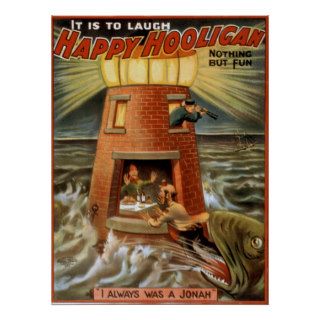 Happy Hooligan ~ Vintage Vaudeville Poster