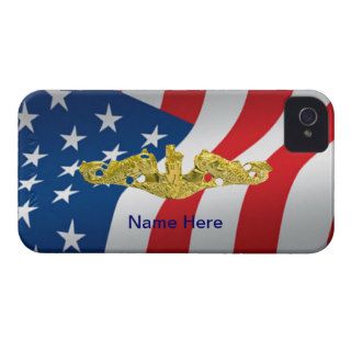 Navy Submarine Warfare Officer Dolphins iPhone 4 Cover