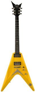 DBZ Guitars Cavallo ST Electric Guitar, Lambo Yellow Musical Instruments